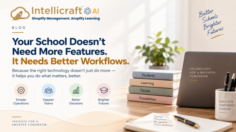 Your School Doesn’t Need More Features. It Needs Better Workflows.